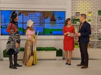 Астраханский ТЮЗ в гостях у телепередачи «Всем подъём»