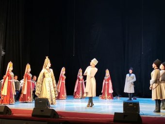 В ТЮЗе состоялись гастроли Государственногоый ансамбляь народной песни и танца Адыгеи «Исламей»