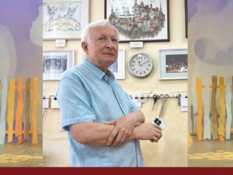 Валерий Литвинов — художник сценограф спектакля «Три поросёнка»